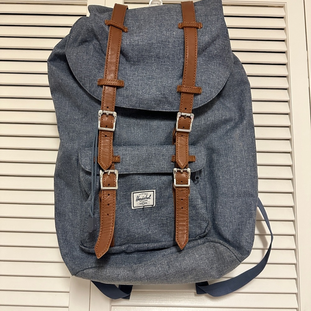 Herschel Backpack - Large Gray/Blue
